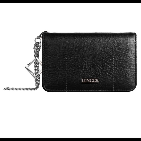 Vegan Leather Phone & ID Wallet w/ Credit Card Holder - Picture 3 of 8